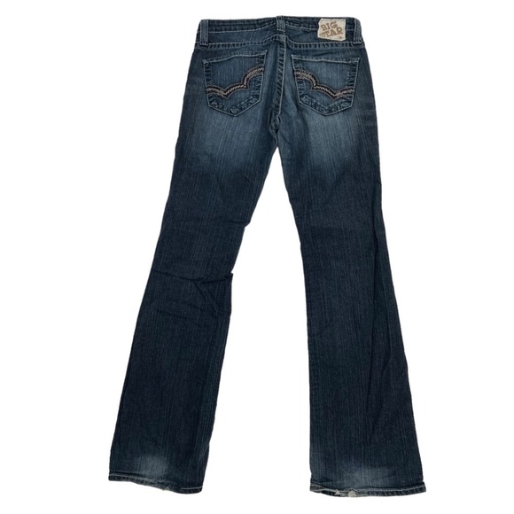 Big Star Remy Low Rise Fit Wide Leg Frayed Hem Denim Jeans Size 27 Women’s - Picture 3 of 7